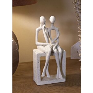 Mauro Ferretti Stons Figurka pár 11,5x9x25 cm krémová