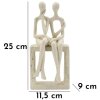 Mauro Ferretti Stons Figurka pár 11,5x9x25 cm krémová