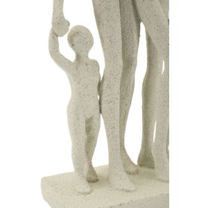 Mauro Ferretti Stons Figurka rodiny 16x8x30,5 cm krémová