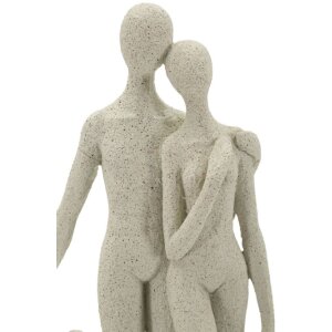 Mauro Ferretti Stons Figurka rodiny 16x8x30,5 cm krémová