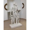 Mauro Ferretti Stons Figurka rodiny 16x8x30,5 cm krémová