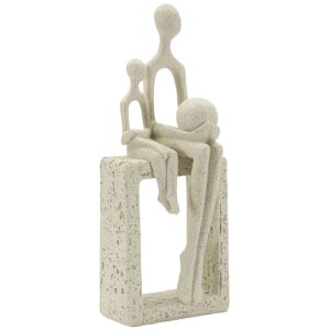 Mauro Ferretti Stons Figurka Mateřství 10x7x26 cm krémová dekorace
