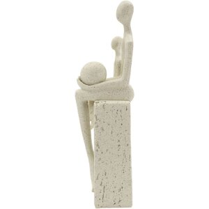 Mauro Ferretti Stons Figurka Mateřství 10x7x26 cm krémová dekorace