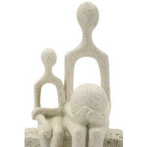 Mauro Ferretti Stons Figurka Mateřství 10x7x26 cm krémová dekorace