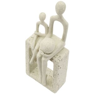 Mauro Ferretti Stons Figurka Mateřství 10x7x26 cm krémová dekorace