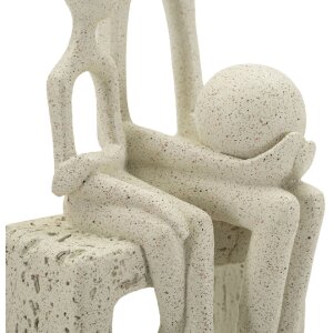 Mauro Ferretti Stons Figurka Mateřství 10x7x26 cm krémová dekorace