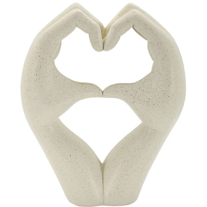 Mauro Ferretti Socha Láska Stones 16,5x7x20 cm krémová