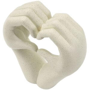 Mauro Ferretti Socha Láska Stones 16,5x7x20 cm krémová