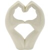 Mauro Ferretti Socha Láska Stones 16,5x7x20 cm krémová