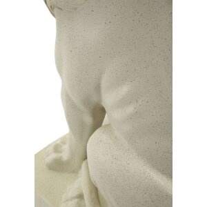 Mauro Ferretti Socha Lva Stons 17,5x25x40 cm krémová