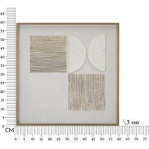 Mauro Ferretti Obraz na plátně s rámem Abstrakt 60x3x60 cm
