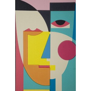 Mauro Ferretti nástěnné obrazy Picassy s rámem 50x3,3x70 cm