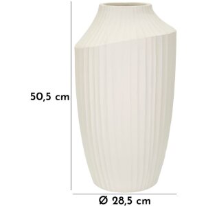 Mauro Ferretti Vaza Ice Crème 28,5x50,5 cm MGO Skulpturální
