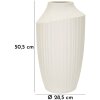 Mauro Ferretti Vaza Ice Crème 28,5x50,5 cm MGO Skulpturální
