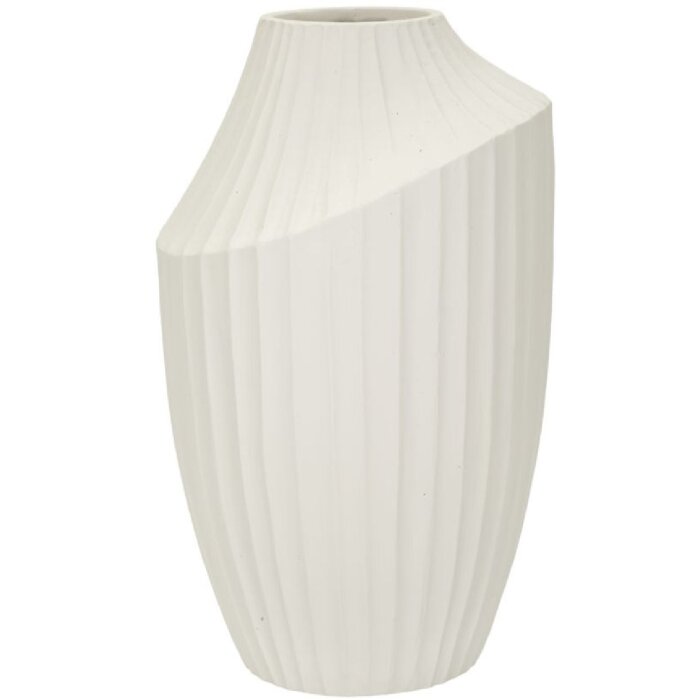 Mauro Ferretti Váza Led průměr 22,5x38 cm krémová
