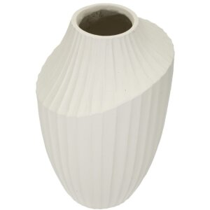 Mauro Ferretti Váza Led průměr 22,5x38 cm krémová