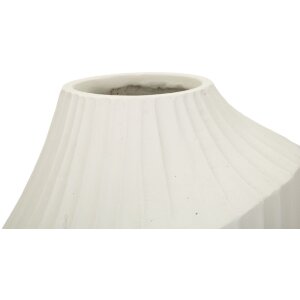 Mauro Ferretti Váza Led průměr 22,5x38 cm krémová