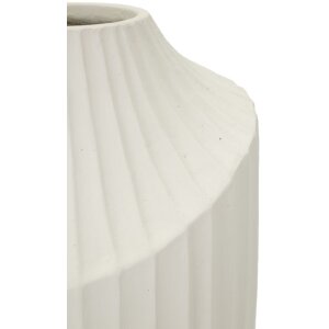 Mauro Ferretti Váza Led průměr 22,5x38 cm krémová