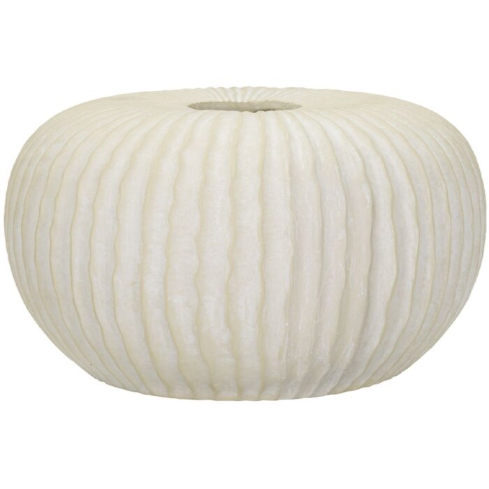 Mauro Ferretti Váza Eiszapfen Ø 40x23 cm krémová