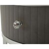 Mauro Ferretti Konferenční stolek Greys 2ks 70x45 – 50x40 cm šedá stříbrná