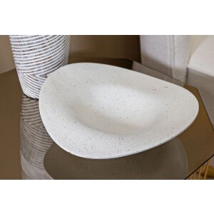 Mauro Ferretti Dekorační mísa Elegant 41x41x12 cm krémová