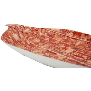 Mauro Ferretti Dekorační miska Tropfen červená 50x18x4 cm