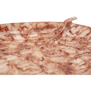 Mauro Ferretti Dekorační mísa Tropfen Browy 35x22x2,5 cm hnědá