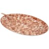 Mauro Ferretti Dekorační mísa Tropfen Browy 35x22x2,5 cm hnědá