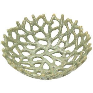 Mauro Ferretti Mísa Korál Ø 35x13 cm zelená