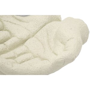 Mauro Ferretti Dekorační miska Hands Stons 22,7x20x7,3 cm krémová