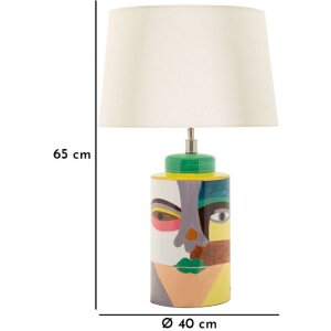 Mauro Ferretti stolní lampa Piccassy barva E27 40x65 cm vícebarevná