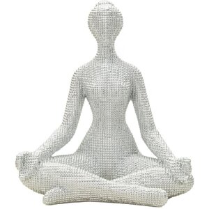 Donnina Yoga Silver Dekorativní figurka Polyresin...