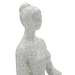 Donnina Yoga Silver Dekorativní figurka Polyresin...
