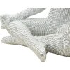 Donnina Yoga Silver Dekorativní figurka Polyresin Bílá Stříbrná 20,5x15,5x23 cm