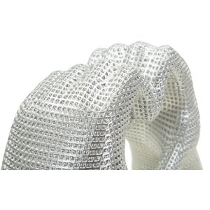 Lover Silver Soška Polyresin stříbrná 25x7.5x13.5 cm ruce srdce dekorace