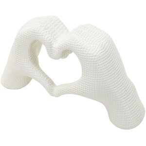 Mauro Ferretti Socha Ruce Lover White 25x7.5x13.5cm bílá