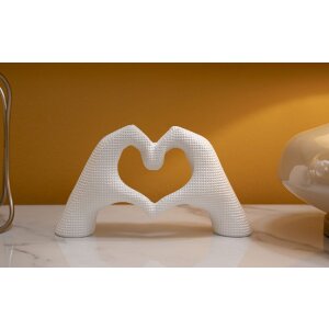 Mauro Ferretti Socha Ruce Lover White 25x7.5x13.5cm bílá