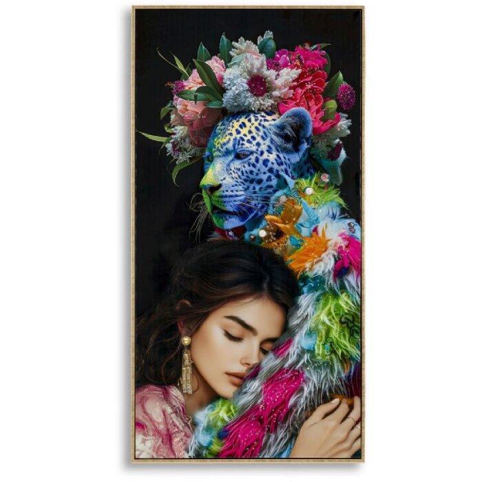 Mauro Ferretti Nástěnné plátno Moira s rámem 52x4x102 cm