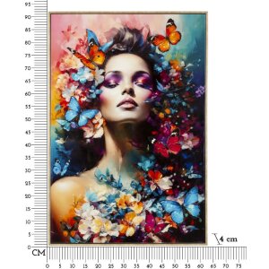 Mauro Ferretti Nástěnné plátno Marty s rámem 62x4x92 cm