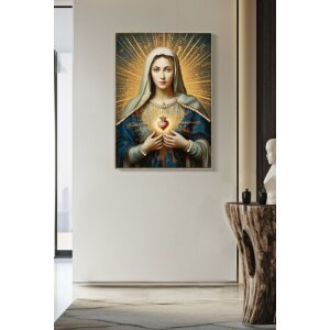 Mauro Ferretti Nástěnné plátno Madonna s rámem 72x4x102 cm