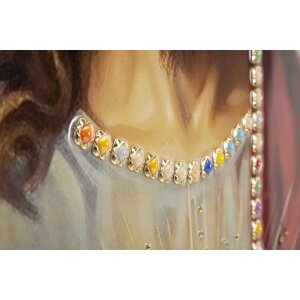 Mauro Ferretti Nástěnné plátno Ježíš s rámem 72x4x102 cm
