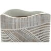 Mauro Ferretti Váza Dřevěná bílá Ø19x55 cm polyresin moderní design