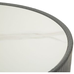 Mauro Ferretti Konferenční stolek Elge Ø 46x45 cm šedý