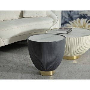 Mauro Ferretti Konferenční stolek Elge Ø 46x45 cm šedý