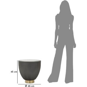 Mauro Ferretti Konferenční stolek Elge Ø 46x45 cm šedý