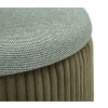 Bolzano set 2 dílných úložných poufů zelená Ø38x38 a Ø32x28 cm