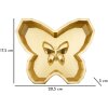 Mísa Butterfly 20,5x17,5x3 cm zlatá dekorativní motýlí tvar