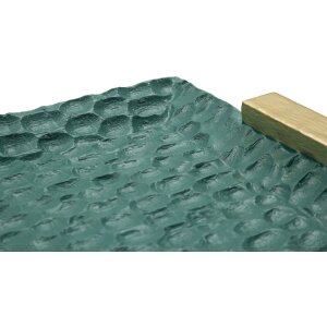 Grent Podnos 34x19,5x3 cm Zelený Zlatý Dekorativní Polyresin