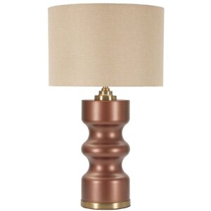 Rosenthal stolní lampa sklo hnědá...