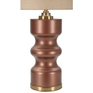 Rosenthal stolní lampa sklo hnědá...